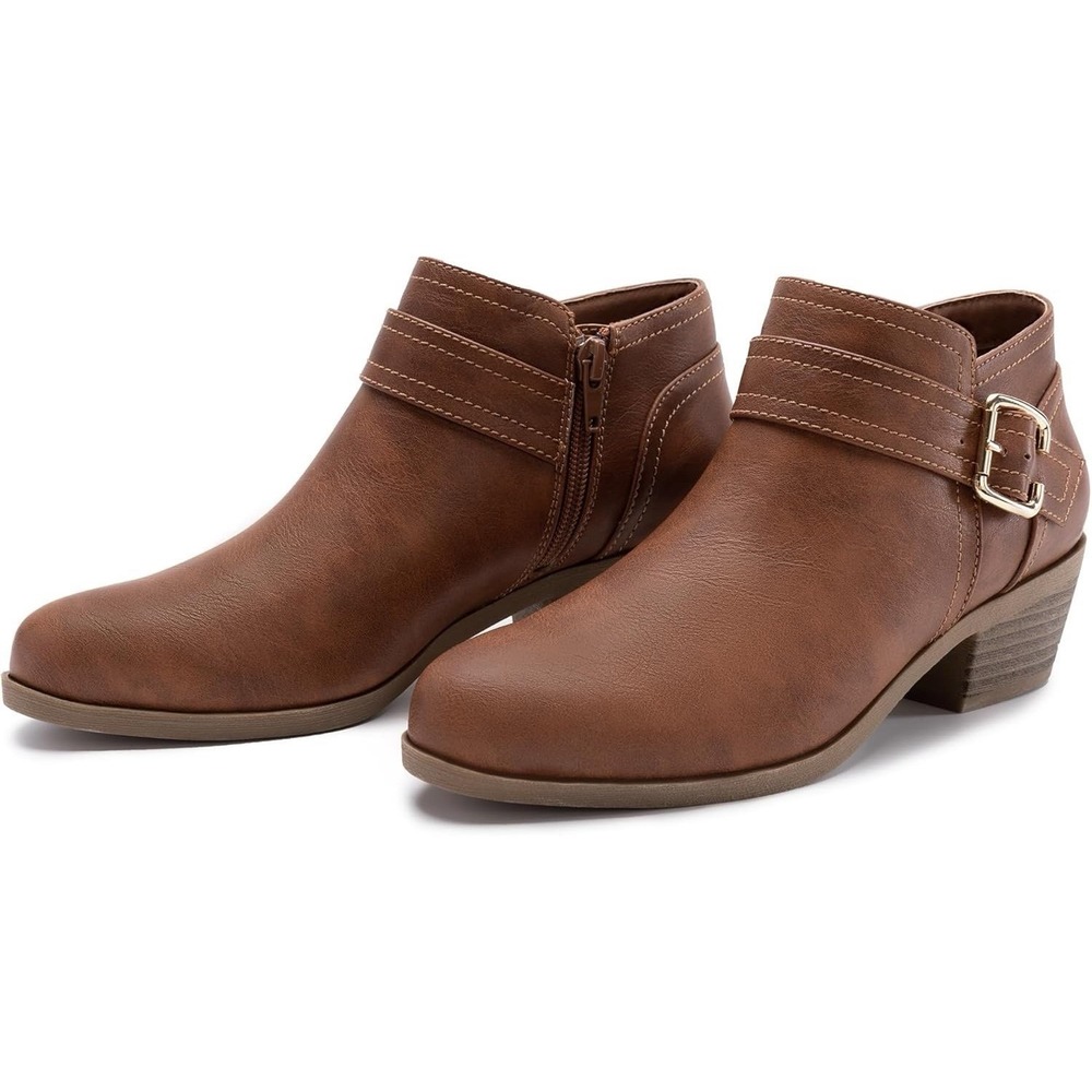 Athlefit New Women's Size 7 Brown Ankle Boots‎